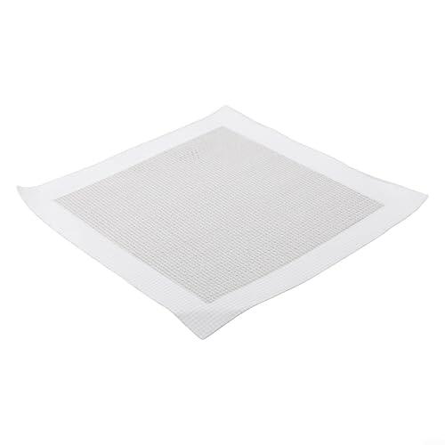 Kit de parches de metal resistente para paneles de yeso con malla de fibra de vidrio para reparación de agujeros grandes en paredes y techos, parche cuadrado de acero galvanizado de 20 x 20 cm