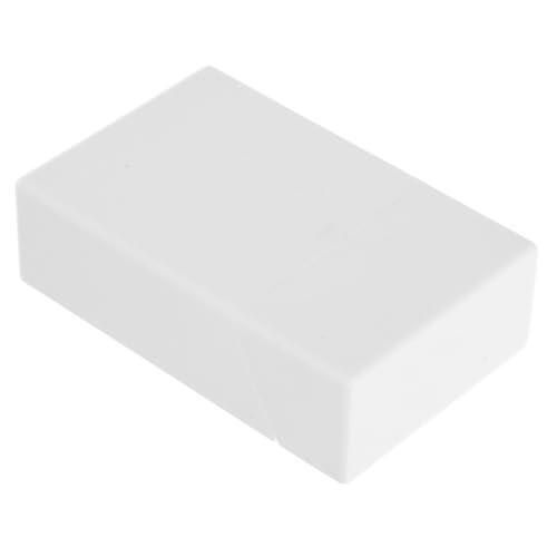 Mikikit Estuche para Fotos Instantáneas de Plástico Blanco Diseño Minimalista y Capacidad para Múltiples Hojas, Fácil Acceso y Protección Fiable de Fotos