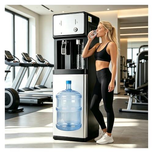 Maquina De Agua Fria Y Caliente, Enfriador De Agua For Hogar Carga Inferior Consumo Directo, Se Calienta En 3 Segundos, 3 Ajustes Temperatura, para El Hdispensador De Agua Fria Ogar