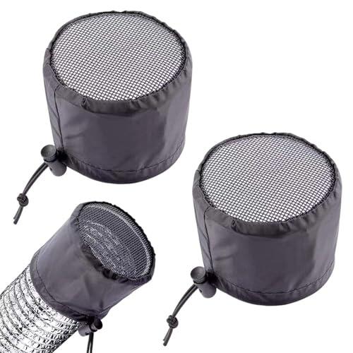 Cubierta Ventilación Cultivo - Filtro Conducto con Hebilla Fija | Cubrepolvo Tubo Escape | Tela Oxford Malla Ventilación | Resistente Calor Tapa para Salidas Aire Acondicionado Hogar