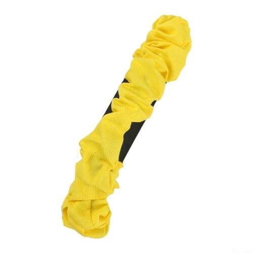 Correa de pierna de carreras de tres patas ajustable de nailon elástico para deportes de equipo al aire libre, juego cooperativo, ajuste seguro para niños, rojo, amarillo, azul, verde, 10 x 5 x 5 cm