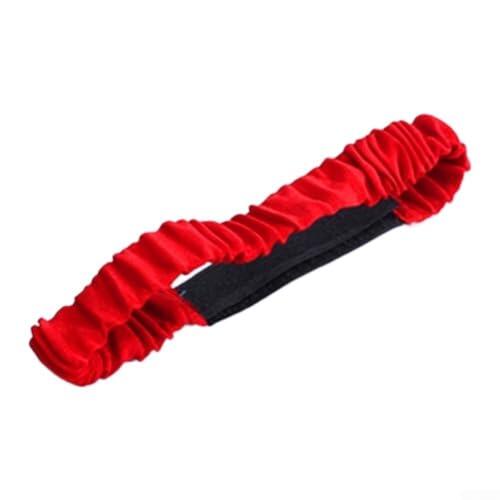 Correa de pierna de carreras de tres patas ajustable de nailon elástico para deportes de equipo al aire libre, juego cooperativo, ajuste seguro para niños, rojo, amarillo, azul, verde, 10 x 5 x 5 cm