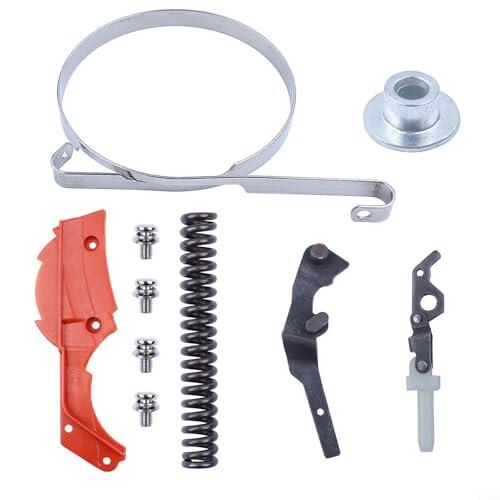 Kit completo de reparación de freno de motosierra con palanca de resorte de banda y junta de rodilla para modelos 362 365 371 372 372xp pieza de repuesto 503751103 503752202 501875304 esencial de