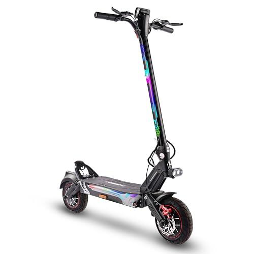 GT1 Lite Patinete Eléctrico para Adultos Matriz Performance, Neumáticos Tubeless de 11 Pulgadas, Batería Élite 52V 25Ah para Autonomía de Larga Duración, Scooter Plegable con Doble Freno de Disco