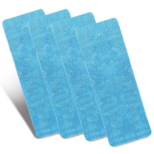 Chuancheng Paquete de 4 almohadillas de limpieza para Philips OneUp serie 3000/5000, almohadillas lavables para suelos duros sensibles, absorbe el agua sucia, libera agua dulce, reutilizable hasta 6