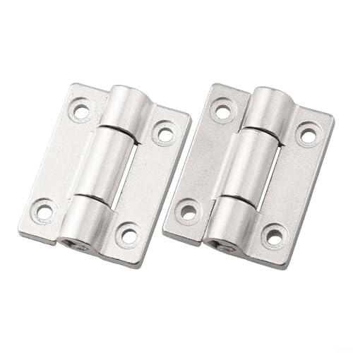 Bisagra de amortiguación de par ajustable, pivote de posicionamiento de aleación de zinc con parada de 360 grados, soporte de fricción para puertas de armarios de muebles y equipos industriales