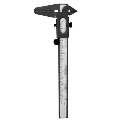 Caliper Vernier Regla con Escala Clara Precisión Metal Vernier Caliper Micrómetros Medidores Herramienta de Medición 0.0-12.7 cm Micrómetros Calibres