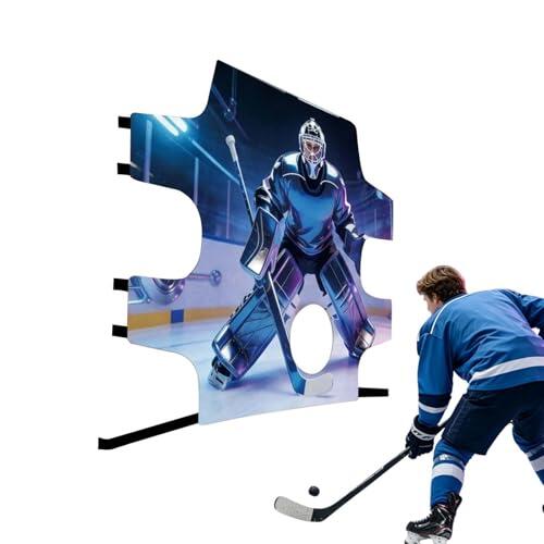 de hockey: 48 x 72 pulgadas, objetivo de tiro ďe portero đe hockey, objetivos d́e portería d̄e ĥockey sobre hielo | Objetivos dé práctica ďé portería, paño đé tiro para portero, tapete d́é red pa
