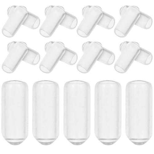 Uonlytech Tapones de Goma para Diadema 200 Piezas para Proyectos Diy, Ajuste Seguro y Fácil de Usar, Accesorios Manualidades