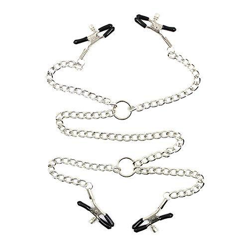 Lot de 4 attaches pour tétons, jouets érotiques pour et hommes, adaptés aux et aux adultes, réglables