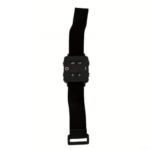 Contador de puntuación de muñeca para golf, fútbol, baloncesto, tenis de mesa, plástico resistente, dispositivo de conteo manual, manos y deportes, blanco (negro)