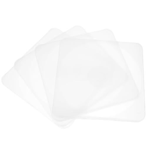 MAGICLULU Estuche para Guardar CD y Dvd 4 Piezas de Plástico