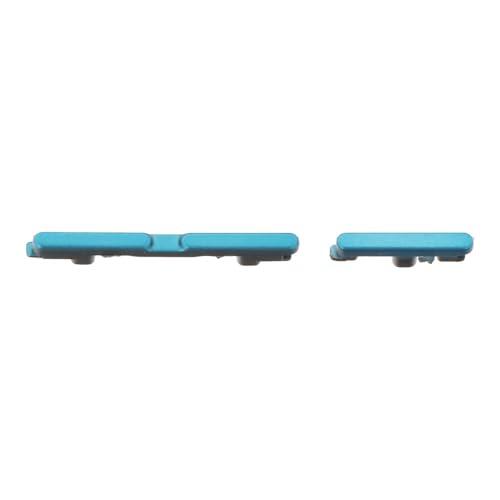 Kit de teclas externas compatible con Motorola Moto Edge 40 Neo 5G XT2307-1 teclas exteriores laterales botón encendido power on off + botón control volumen side keys (Caneel Bay)
