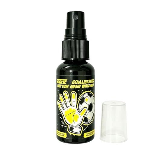 Spray Para Guantes Fútbol - 30 Ml Secado Rápido Antideslizante Larga Duración - Mejorador de Agarre Pegajoso para Guantes de Fútbol | Portero Juvenil Atleta Amateur Torneo, Entrenamiento Y Día Partido