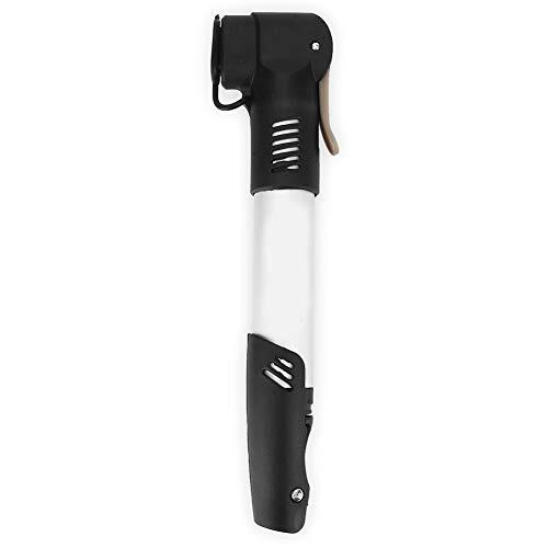 Akozon Bomba para Bicicleta Inflador de Neumáticos Portátil de Aleación de Aluminio para Bicicletas de Carretera Alta Presión y Volumen, Compatible con Presta y Válvula, Compacto Liviano