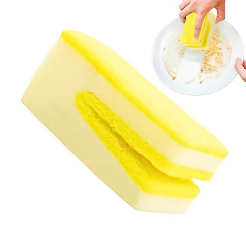 Riaisttd Esponjas para platos, esponjas de cocina | Esponja limpiadora