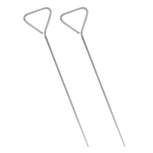 iplusmile Esparcidor Paquete de 2 Unidades Triangular de Células de Acero Inoxidable Acabado Suave y Uso Versátil para Experimentos de Laboratorio para Trabajo Detallado
