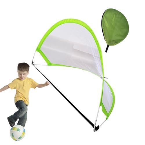 Objetivo de fútbol plegable, meta de fútbol plegable para | Red de entrenamiento portátil,Propósito de para, red de entrenamiento en el jardín, con de transporte, equipo