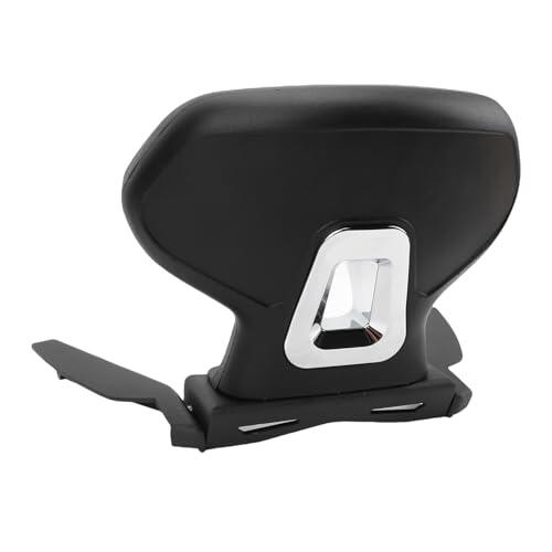Keenso Respaldo del Asiento del Pasajero de la Motocicleta, Almohadilla del Respaldo de Aleación de Aluminio para NSS350 ADV350 con Soporte Cómodo para Viajes Largos