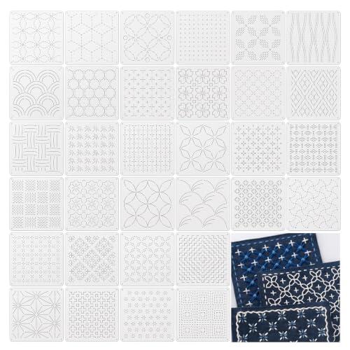 Kit de Plantillas BEELUKY Sashiko: Precisión y Tradición en el Bordado Geométrico
