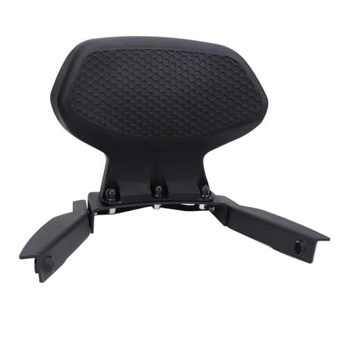 Keenso Respaldo del Asiento del Pasajero de la Motocicleta, Esponja Negra de Alta Densidad para 350 2023, Proporciona Soporte Lumbar, Mejora la Estabilidad de Conducción, Ideal para Pasajeros