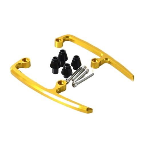 Reposabrazos Pasajero de Motocicleta Compatible con Kawasaki Z650 Z650 2017 2018 Barras de Aluminio Asiento Pillion manija del riel del Pasajero reposabrazos Barra de Agarre de Mano(Gold)