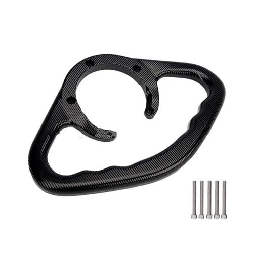 Reposabrazos Pasajero de Motocicleta Compatible con Kawasaki Z1000 Z900 Ninja ZX-4R ZX-10R Ninjia400 Reposabrazos con manija de Seguridad para pasajeros Barra de Agarre de Mano(Black)