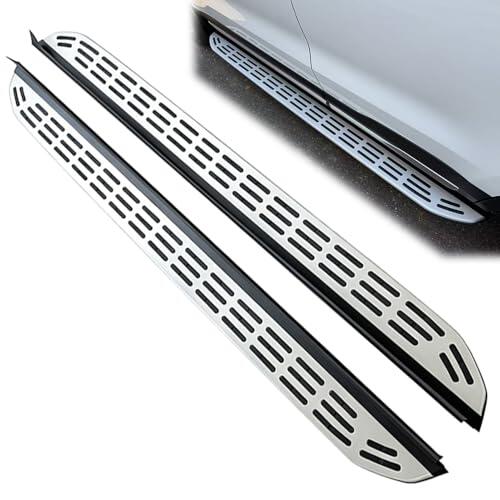 2 estribos para Chevy Equinox 2018-2024 con soportes, barras nerf, rieles laterales (LXY)