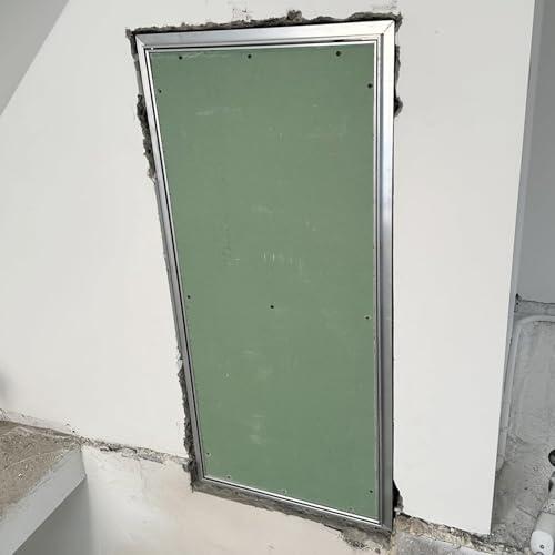 Panel De Acceso Para Yeso,Puerta De Inspección Con Marco De Aluminio Y Cubierta De Placa De Yeso,Pintable,Escotilla Removible Para Fontanería,Apertura De Servicio De(28x71in(700x1800mm))