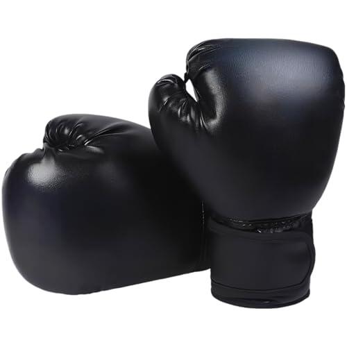 Guantes de boxeo de piel sintética de medio dedo para adultos y jóvenes, guantes de entrenamiento profesional para artes marciales mixtas, kickboxing, saco de boxeo, guantes de sparring, protección de