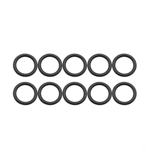 FUBESK Juntas tóricas para equipos de buceo de 9,25 mm de diámetro interior, sección de 1,78 mm y reguladores de sellos de alta presión FKM, dureza 90A, juego de paquetes múltiples (10 piezas)
