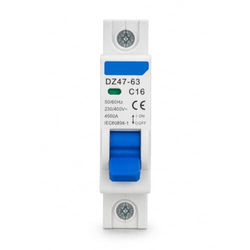 Guía técnica del interruptor automático Okaywork 16A 1P: características y aplicaciones