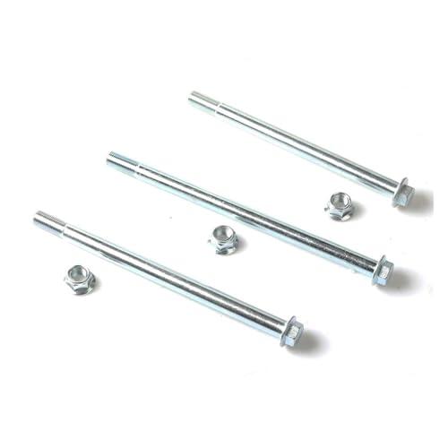 Eje De Rueda Delantera Y Trasera con Pivote para Motocicleta para Yam&AHA YBR125 YBR YB 125 YB125Z 125CC 150CC 250CC (Repuestos para Motos Cross)(Rear Axle Wheel)