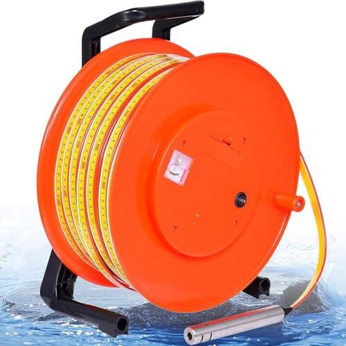 XueFulxion Sonda para Pozos Profundos con Medición | Cables Sensor Extra Largos 200m,400m,600m para Recarga Artificial Acuíferos,Monitoreo Remoto y Proyectos Subterráneos 100meters