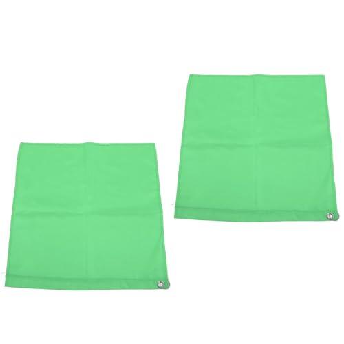 Denash Banderas de Entrenamiento de Caballos, Banderas de Entrenamiento Ecuestre de Nailon, Portátil Resistente a la Abrasión, Paquete de 2 para Entretenimiento de Actividades de Caballos (Green)