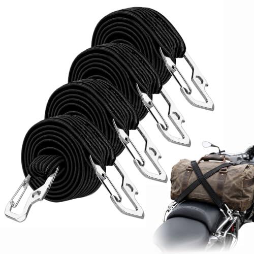 Guía definitiva para asegurar tu carga: Cuerdas elásticas con ganchos de 100 cm