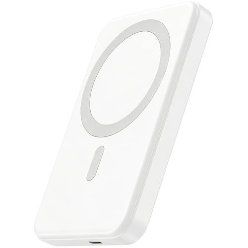 Inalámbrico Power Bank, Magnetic Wireless Baterías Externa 10000mAh, Cargador Inalámbrico 20W Carga Rapida USB C in&out, Magnético Bateria Portatil Powerbank para iPhone 17/17 Air/16/15/14/13 Serie