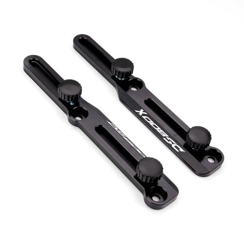 YADFUNMO Adecuado para VOGE DS800X Rally DSX800 DS 800X 800DSX 2025 2026 Motocicleta Regulador Parabrisas Soporte 800 Rally DSX DS800X Accesorios, Negro