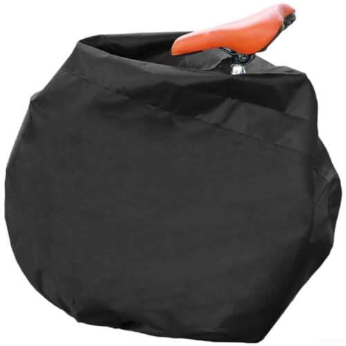 Funda impermeable para bicicleta compatible con bicicletas plegables de 16 a 22 pulgadas, resistente al polvo, bolsa de almacenamiento de tela Oxford con correas ajustables (plegable de 16 a 18