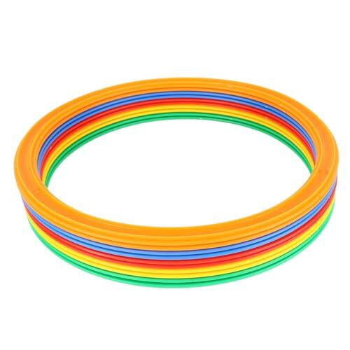Zunate Juego de Juguetes con Anillos de Velocidad para Niños, Anillos y Hebillas Multicolores para Mejorar la Agilidad, Actividades en el Patio de Recreo y el Jardín, 28 Cm