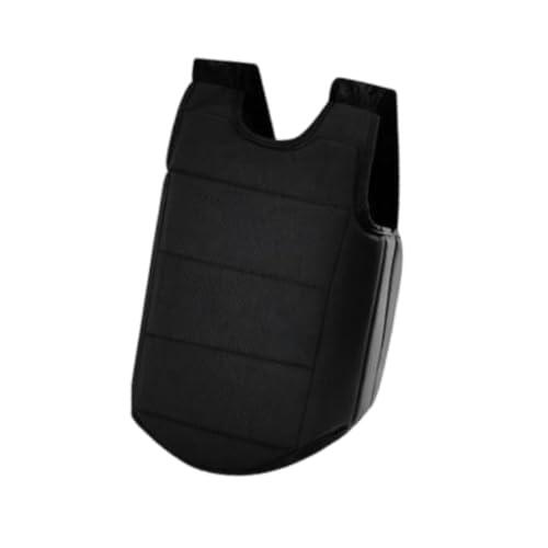 Hellery Chaleco Protector de Pecho Transpirable Y Ajustable para Karate, Boxeo, Entrenamiento de Sparring, Abdominal, MMA, Parte del Abdomen, L