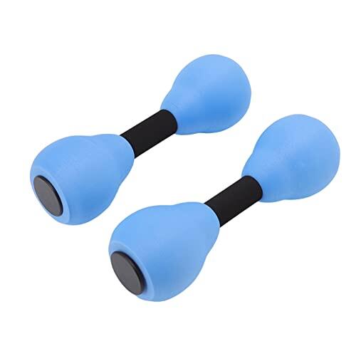 HERCHR 2 Mancuernas de Agua, 132 g/4,7 oz, Pesas flotantes de Agua, 8,5 x 27,6 cm, Equipo de Ejercicio aeróbico de Espuma EVA para Piscina, Fitness, Entrenamiento