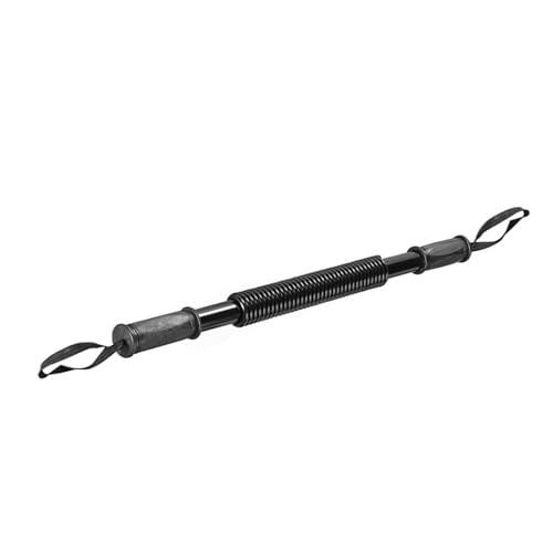 BAOFUYA Power Twister Bar, Barra Expansora de Pecho de Acero Al Carbono, Resistencia de 44 LB, 20 Kg, Constructor de Brazos Portátil para Bíceps, Hombros, Antebrazos, Entrenamiento en Casa para