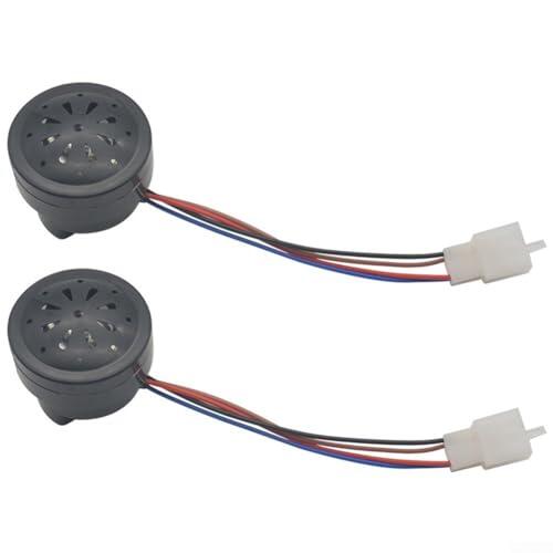 Bicicleta eléctrica para bocina 48 V 60 V compatible con alarma fuerte impermeable accesorio de instrumento de bicicleta eléctrica de plástico negro ciclismo dispositivo de seguridad