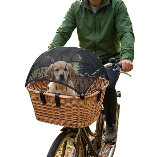 Protege a tu mascota en bicicleta: Todo sobre el toldo para cesta trasera