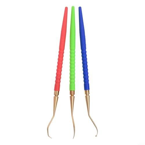 QuivyLivy Buceo O Ring Pick, Herramienta de extracción de juntas tóricas de latón, Kit de mantenimiento del regulador de buceo, Juego de reparación de equipo de esnórquel, Servicio de equipos