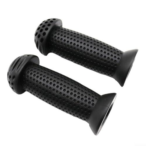 Empuñaduras de goma antideslizantes para manillar de bicicleta de 22 mm y barras de bicicleta de 100 mm de longitud, color negro