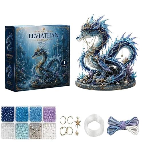 Desata tu Creatividad con el Kit DIY de Cuentas 3D con Figura de Dragón