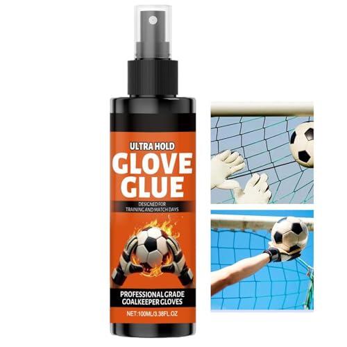 Pegamento en aerosol para agarre de tracción: accesorio deportivo antideslizante para portero de secado rápido de 100 ml, aerosol pegajoso para guantes de rendimiento mejorado | Fútbol Baloncesto Béis