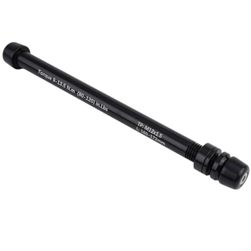 Caswynlife Pincho de entrenamiento de bicicleta a través del eje pasante, 12 x 142 – 148 mm, M12 x 1,5 M12 x 1,75, aleación de aluminio CNC con 3 espaciadores, ancho ajustable para entrenamiento de